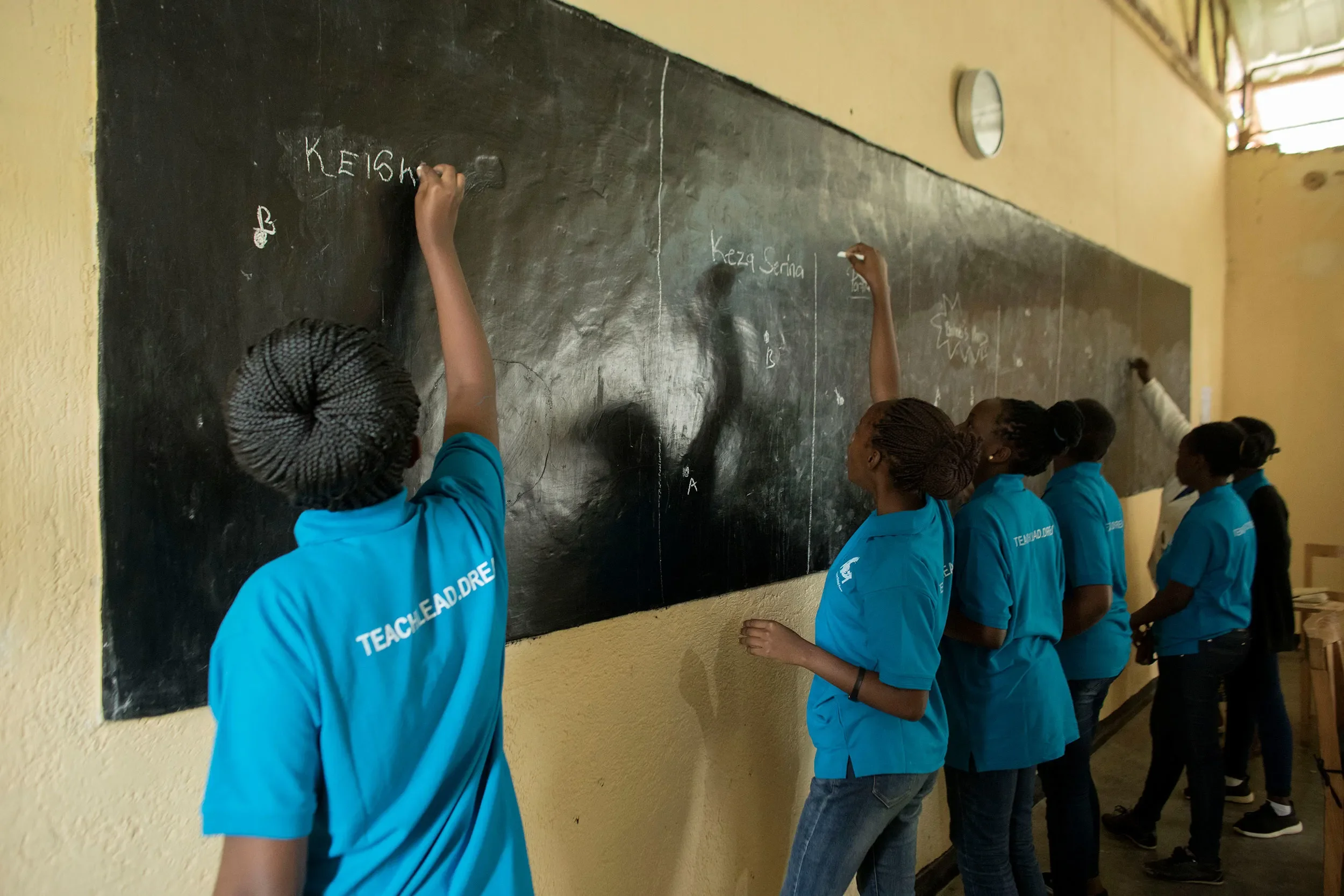 Students at White Dove are encouraged have interactive and engaging classes.